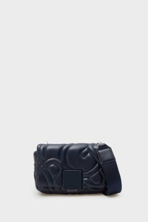 Women Atlantic Blue Shoulder Bags Purificacion Garci Homenaje Acolchado Crossbody Bag