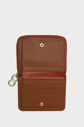 Women Bizcocho Zipped Japanese Wallet Old Orange Purificacion Garci Small Wallets - Image 2