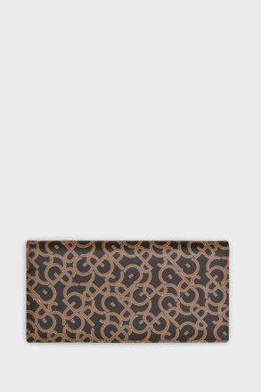 Women Black/Brown Algo Prestado American Wallet Large Wallets Purificacion Garci