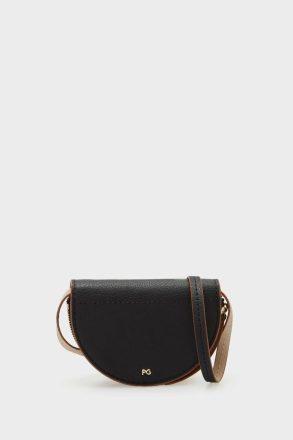Women Black Large Wallets Purificacion Garci Tándem Mini Bag