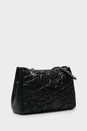 Women Black Purificacion Garci Shoulder Bags Homenaje Acolchado Shoulder Bag - Image 2