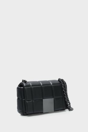 Women Black Shoulder Bags Homenaje Acolchado Cross Body Bag Purificacion Garci - Image 2