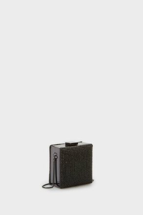 Women Black Varnish Clutch Evening Purificacion Garci - Image 2