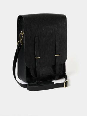 Women Cambridge Satchel Crossbody The Portrait Messenger - Black 1914 - Image 3