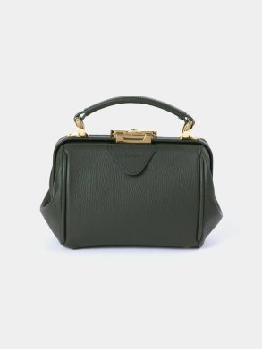 Women Cambridge Satchel The Mini Sophie - Ivy Calf Grain Handbags