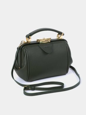 Women Cambridge Satchel The Mini Sophie - Ivy Calf Grain Handbags - Image 3