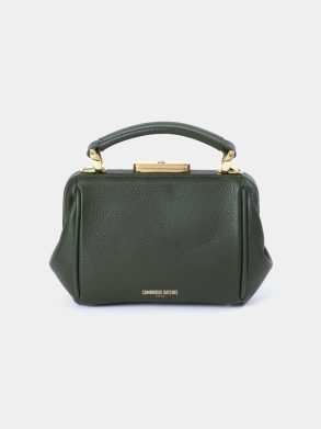 Women Cambridge Satchel The Mini Sophie - Ivy Calf Grain Handbags - Image 5