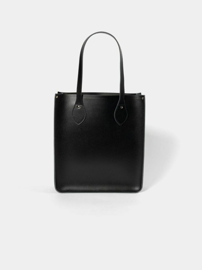Women Cambridge Satchel Tote Bags The Tote - Black Celtic Grain - Image 4