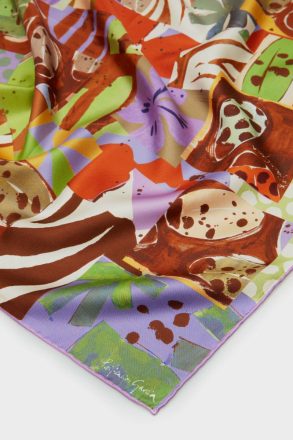 Women Catarinas 53 Silk Bandana Scarves Lime Green Purificacion Garci - Image 2