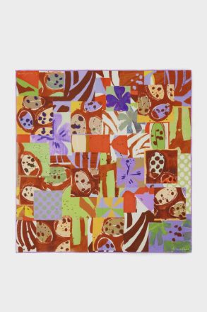 Women Catarinas 53 Silk Bandana Scarves Lime Green Purificacion Garci