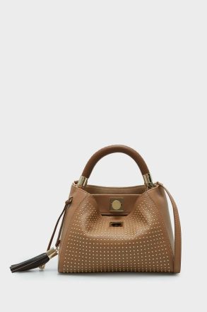 Women Cognac Brown Handbags Samburu Cross Body Bag Purificacion Garci
