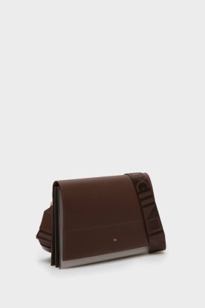 Women Crossbody Bags Dark Brown Tándem Flap Shoulder Bag Purificacion Garci - Image 2