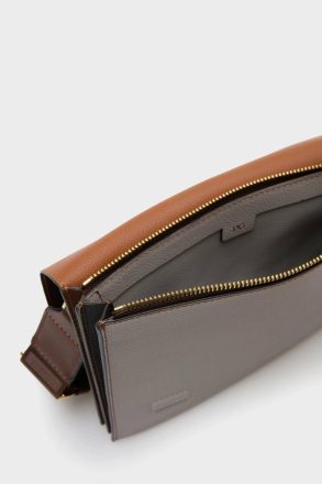 Women Crossbody Bags Dark Brown Tándem Flap Shoulder Bag Purificacion Garci - Image 3