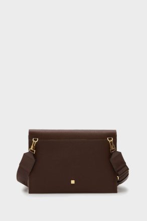 Women Crossbody Bags Dark Brown Tándem Flap Shoulder Bag Purificacion Garci - Image 4