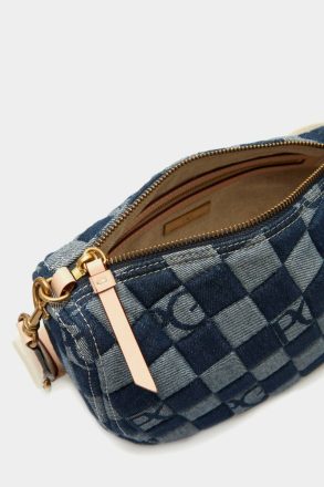 Women Crossbody Bags Purificacion Garci Combinación Única Cross Body Bag Denim Blue - Image 3