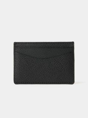 Women Crossbody Cambridge Satchel The Card Case - Black Madras Grain - Image 2