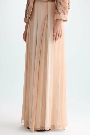 Women Evening Pleated Bambula Culottes Purificacion Garci Nude