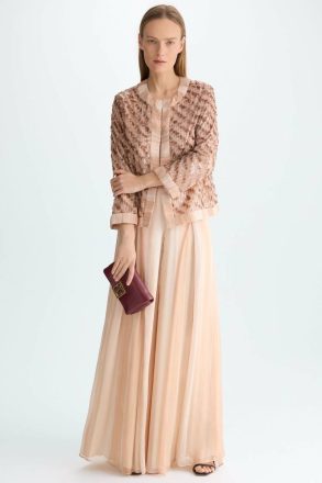 Women Evening Pleated Bambula Culottes Purificacion Garci Nude - Image 4