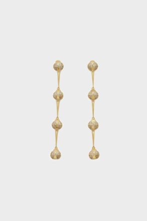 Women Gold/White Earrings Catarina Earrings Purificacion Garci
