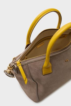 Women Handbags Purificacion Garci Algo Prestado Handbag Taupe - Image 3