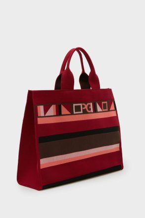 Women Handbags Purificacion Garci Dark Red Market Bag Handbag - Image 2