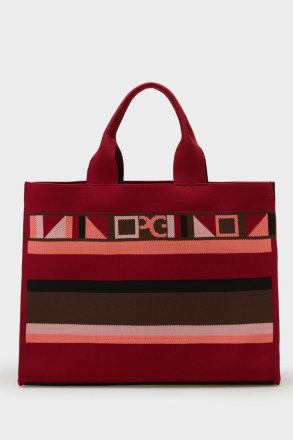 Women Handbags Purificacion Garci Dark Red Market Bag Handbag