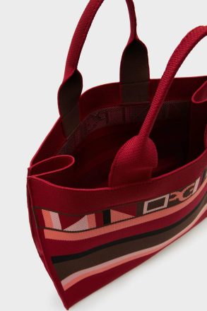 Women Handbags Purificacion Garci Dark Red Market Bag Handbag - Image 3