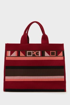 Women Handbags Purificacion Garci Dark Red Market Bag Handbag - Image 4