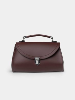 Women Handbags The Mini Poppy -Oxblood Cambridge Satchel