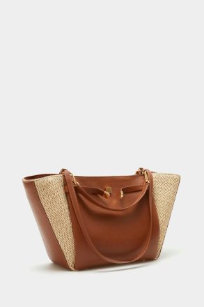 Women La Gran Manzana Shoulder Bag Natural/Brown Shoulder Bags Purificacion Garci - Image 2