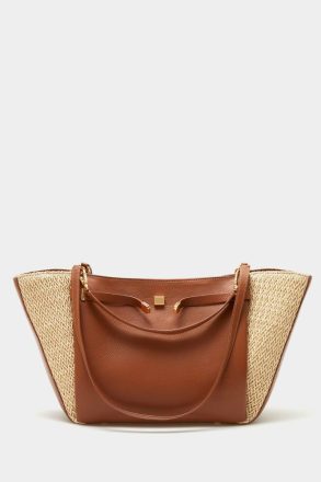 Women La Gran Manzana Shoulder Bag Natural/Brown Shoulder Bags Purificacion Garci
