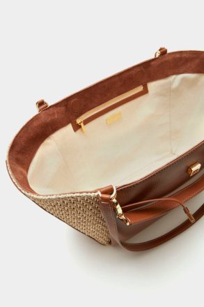 Women La Gran Manzana Shoulder Bag Natural/Brown Shoulder Bags Purificacion Garci - Image 3