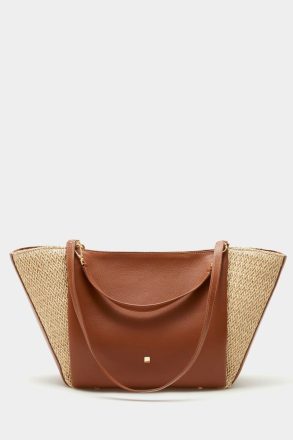 Women La Gran Manzana Shoulder Bag Natural/Brown Shoulder Bags Purificacion Garci - Image 4