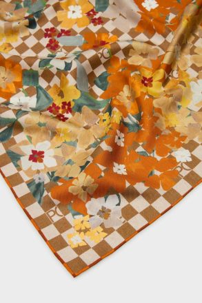 Women Lona-Pacific 53 Silk Bandana Orange Scarves Purificacion Garci - Image 2