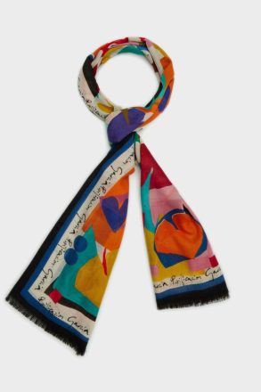 Women Lovers Wool Scarf Purificacion Garci Multicolor Scarves - Image 2