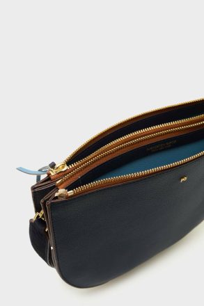 Women Navy Tándem Shoulder Bag Shoulder Bags Purificacion Garci - Image 3