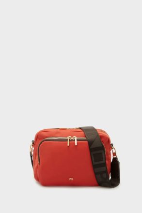Women Nylon Crossbody Bag Crossbody Bags Purificacion Garci Red