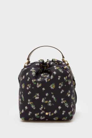 Women Nylon Crossbody Bucket Bag Crossbody Bags Purificacion Garci Black - Image 4