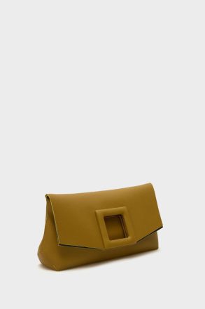 Women Olive Green Purificacion Garci Clutch Marco Handbag - Image 2