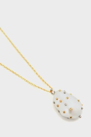 Women Pearl Purificacion Garci Gold/Pearl Vermeer Necklace - Image 2