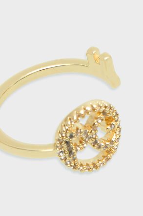 Women Pg Keys Ring Crystal Purificacion Garci Gold - Image 2