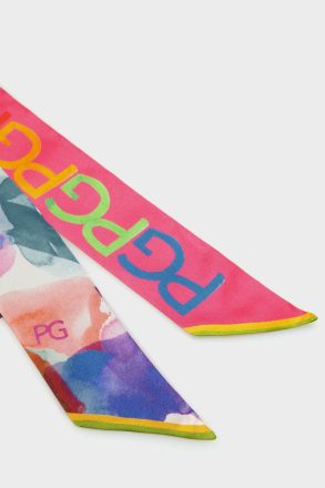 Women Pg Mickey Silk Skinny Purificacion Garci Multicolor Scarves - Image 2
