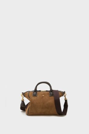 Women Purificacion Garci Algo Prestado Handbag Coffee Crossbody Bags