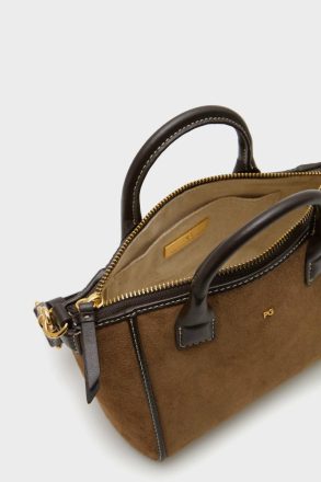 Women Purificacion Garci Algo Prestado Handbag Coffee Crossbody Bags - Image 3