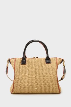 Women Purificacion Garci Algo Prestado Handbag Handbags Natural - Image 4