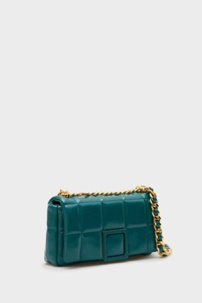 Women Purificacion Garci Aquamarine Green Homenaje Acolchado Crossbody Bag Shoulder Bags - Image 2