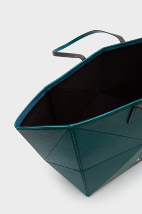 Women Purificacion Garci Aquamarine Green Shoulder Bags Origami Maxi Shoulder Bag - Image 4