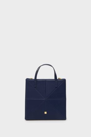 Women Purificacion Garci Crossbody Bags Origami Crossbody Bag Navy - Image 4