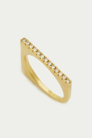 Women Purificacion Garci Gold/Crystal Radiant Ring Rings - Image 2