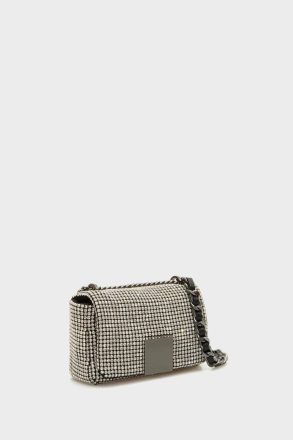 Women Purificacion Garci Homenaje Acolchado Crossbody Bag Gray Shoulder Bags - Image 2